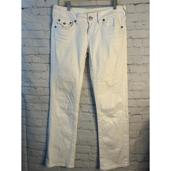 Women's True Religion Billy White Demin Jeans. SZ 30. - Picture 1 of 4